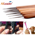 China Stainless Steel Needle Bamboo Handle Dreadlock Crochet Hooks Supplier